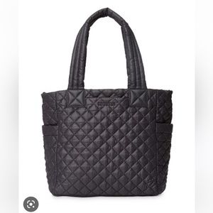 MZ Wallace small max tote in black/black
